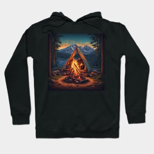 Campfire by the Lake Hoodie